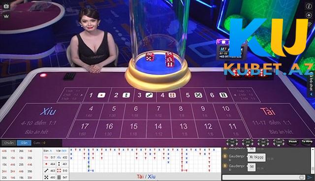 Giao diện cược Sicbo tại nhà cái Kubet